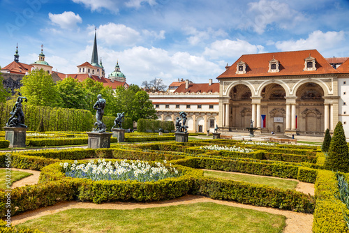 Valdstejn (Wallenstein) Garden and palace, Lesser Town (UNESCO), Prague, Czech republic, Europe - seat of the Senate photo