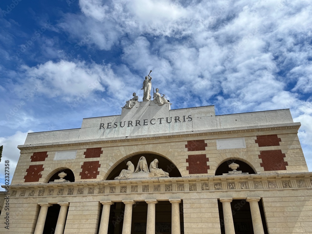 Fototapeta premium Beautiful monumental cemetery in Verona, Italy