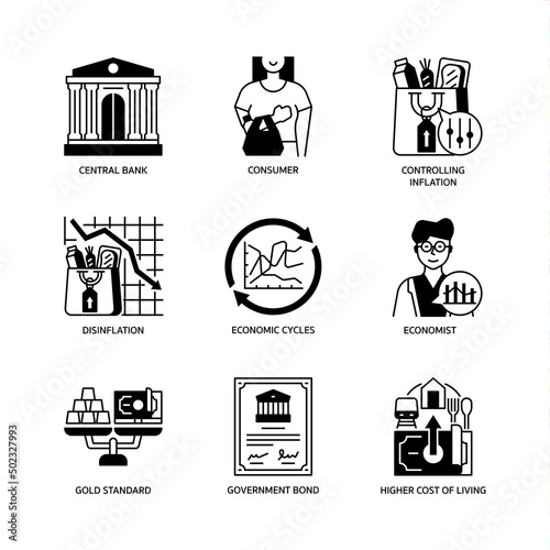 Inflation Icon Set