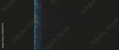 Quantum processing. Deep learning artificial intelligence. Future new technology  for business or science presentation