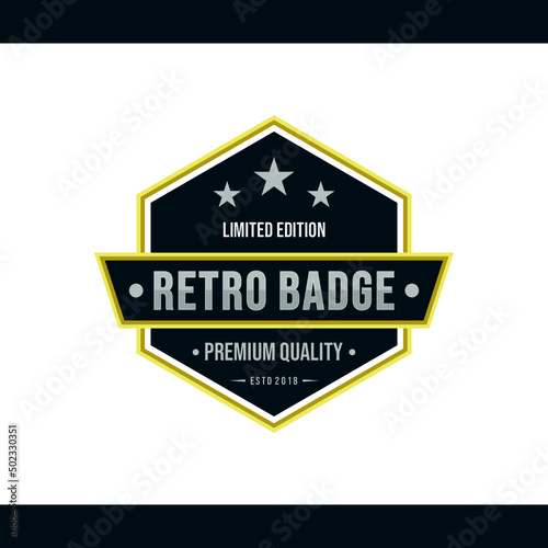 Professional Retro Badge Logo Design