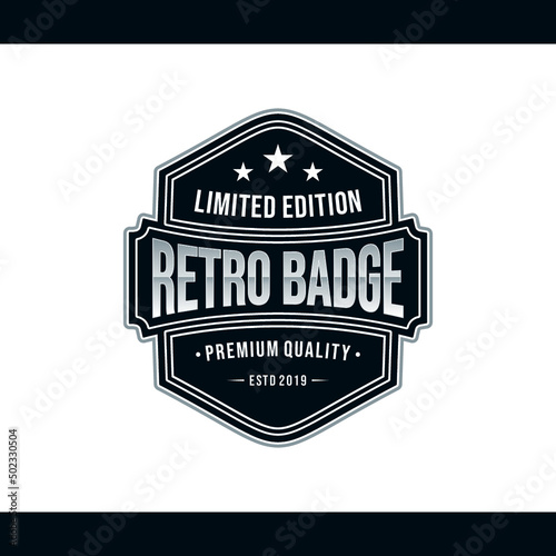 Professional Retro Badge Logo Design