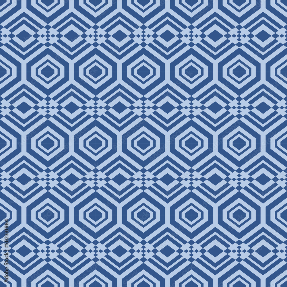 Japanese Hexagon Diamond Vector Seamless Pattern Japanese Hexagon Diamond Vector Seamless Pattern