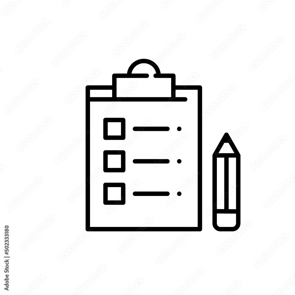 Checking your emotions in a list. Psychotherapy diary. Pixel perfect, editable stroke line art icon Checking your emotions in a list. Psychotherapy diary. Pixel perfect, editable stroke line art icon
