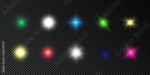 Light effect of lens flare