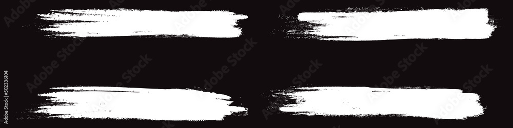 White brush stroke set isolated on background. Collection of trendy brush stroke vector for white ink paint, grunge backdrop, dirt banner, watercolor design and dirty texture. Brush stroke vector White brush stroke set isolated on background. Collection of trendy brush stroke vector for white ink paint, grunge backdrop, dirt banner, watercolor design and dirty texture. Brush stroke vector