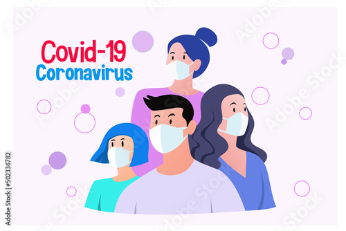 Illustration about viral infectious disease.