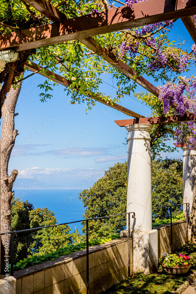 Fototapeta premium Les jardins de la Villa San Michele à Anacapri