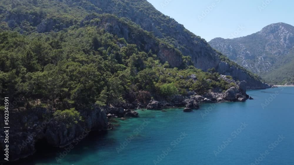 A beautiful day in the Mediterranean, Cirali, Turkey. High quality 4k footage A beautiful day in the Mediterranean, Cirali, Turkey. High quality 4k footage