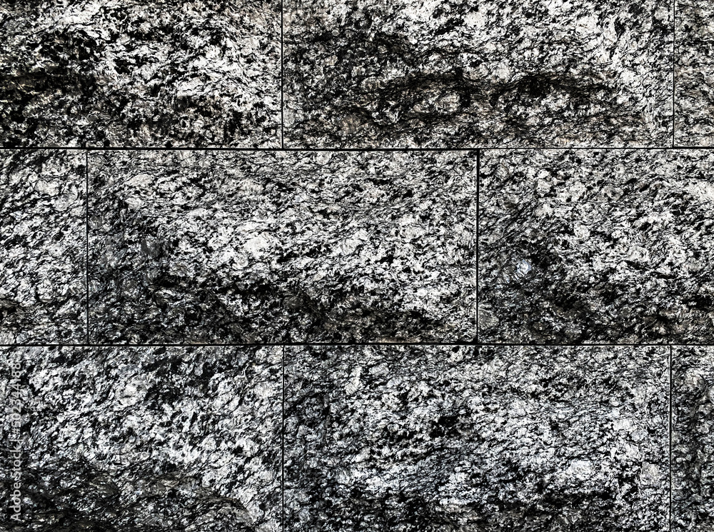 Obraz premium ブロック 黒いタイル 背景素材