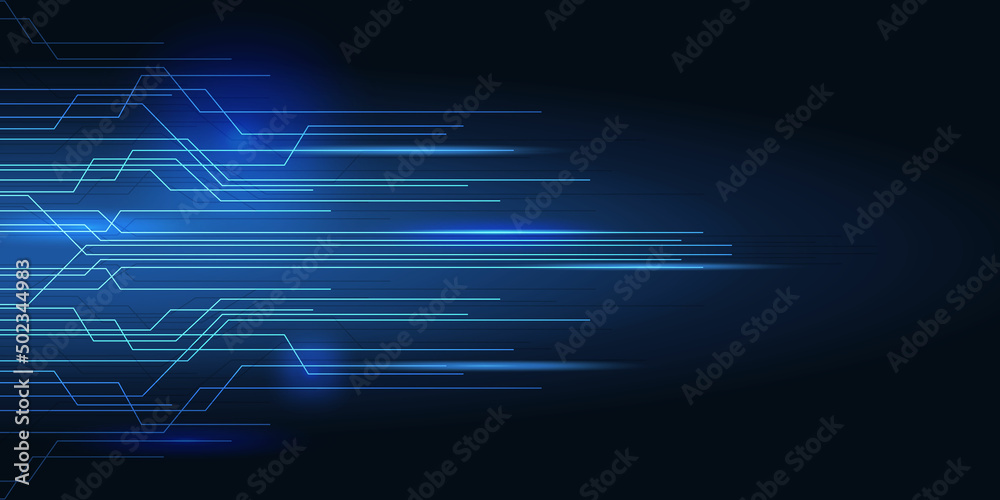 Obraz premium Technology abstract background with connection concept.