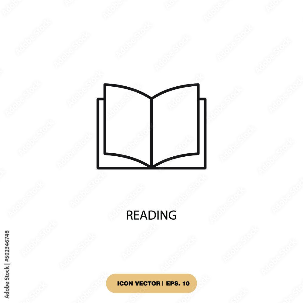 reading icons symbol vector elements for infographic web reading icons symbol vector elements for infographic web