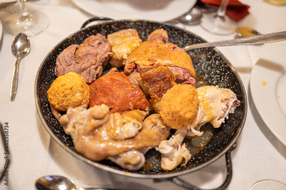 Cooked Maragato from Astorga in Castilla León Cooked Maragato from Astorga in Castilla León
