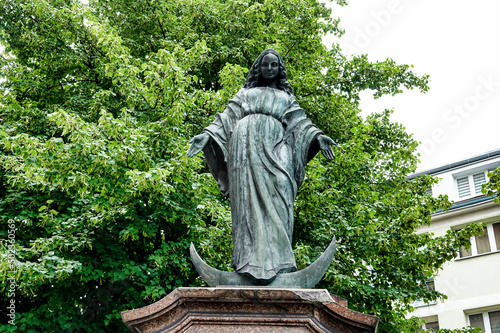 statue in the park , image taken in stettin szczecin west poland, europe