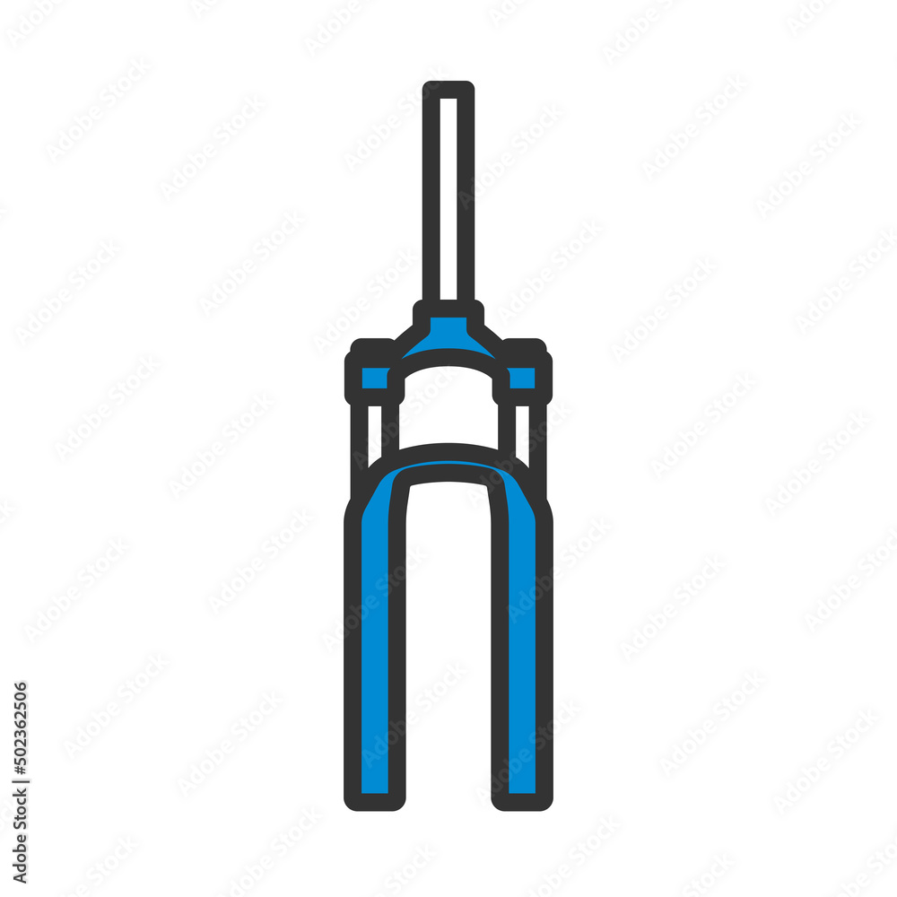 Fototapeta premium Bike Fork Icon