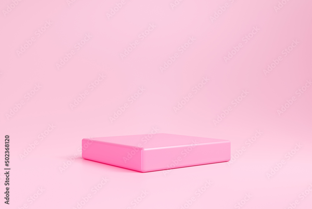 Cube Pink podium product display pedestal empty studio scene presentation room on pink background 3d illustration rendering Cube Pink podium product display pedestal empty studio scene presentation room on pink background 3d illustration rendering