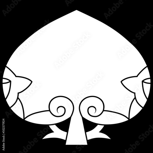 家紋です。裏葵といいます。