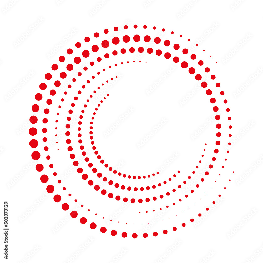 Design element for comic books, frame, logo, posters. Radial speed lines. Halftone dots in circle form. Vector illustration. Design element for comic books, frame, logo, posters. Radial speed lines. Halftone dots in circle form. Vector illustration.