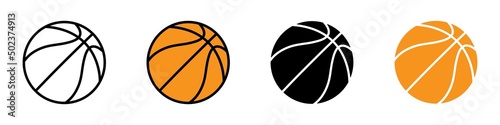 Basketball Icon Vector Illustration