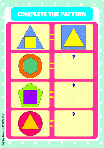 Mind gym with shapes for kids