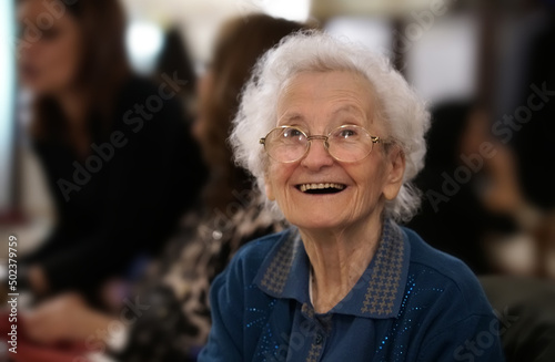portrait of senior woman, smiling
