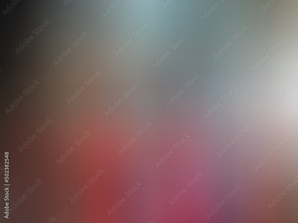 Blurred colored abstract background. Smooth transitions of iridescent colors. Colorful gradient. red dark brow backdrop.