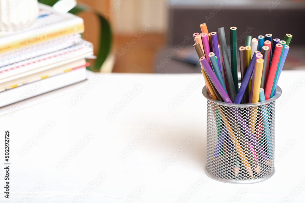 Fototapeta premium pencils and pens