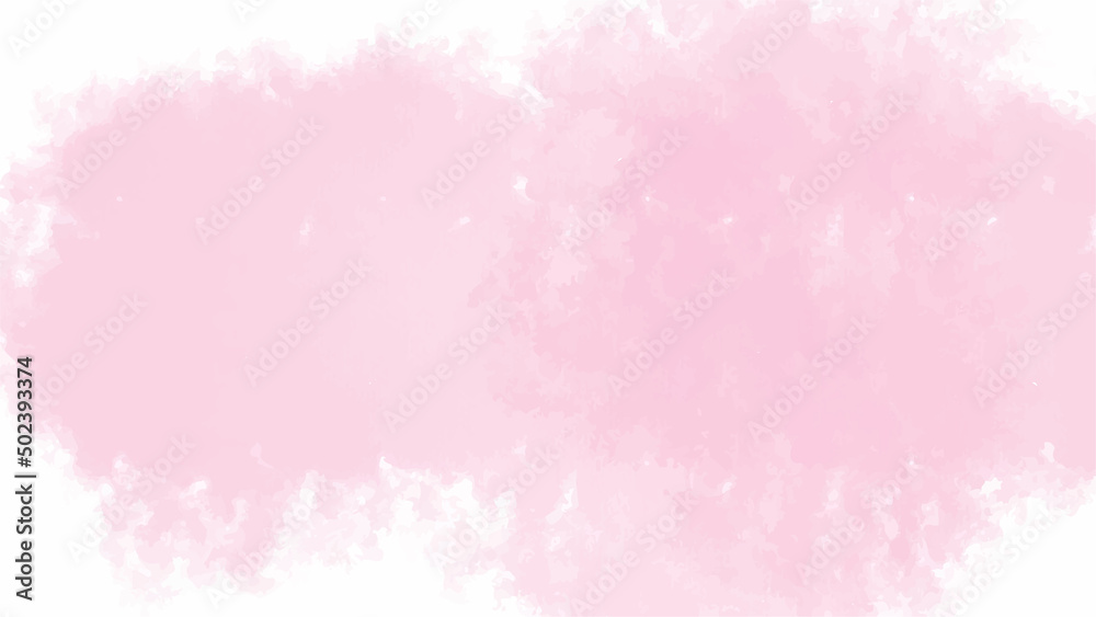 Pink watercolor background for textures backgrounds and web banners design