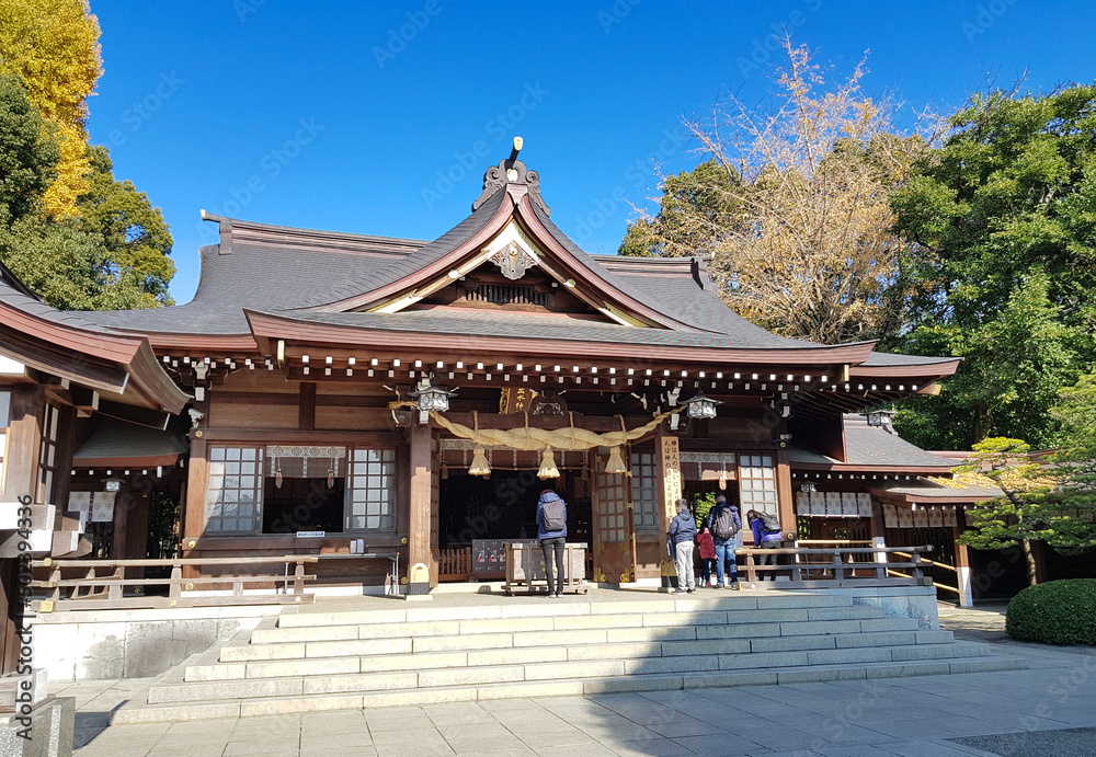Izumi Shinto Shrine in the Suizenji Jojuen Garden
