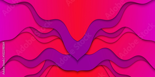 Curve color lines. Abstract color wave pattern background.