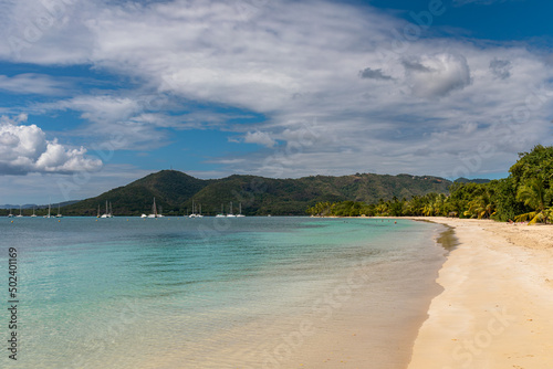 Fototapeta Naklejka Na Ścianę i Meble -  Pointe Marin beach, Sainte-Anne, Martinique, FWI