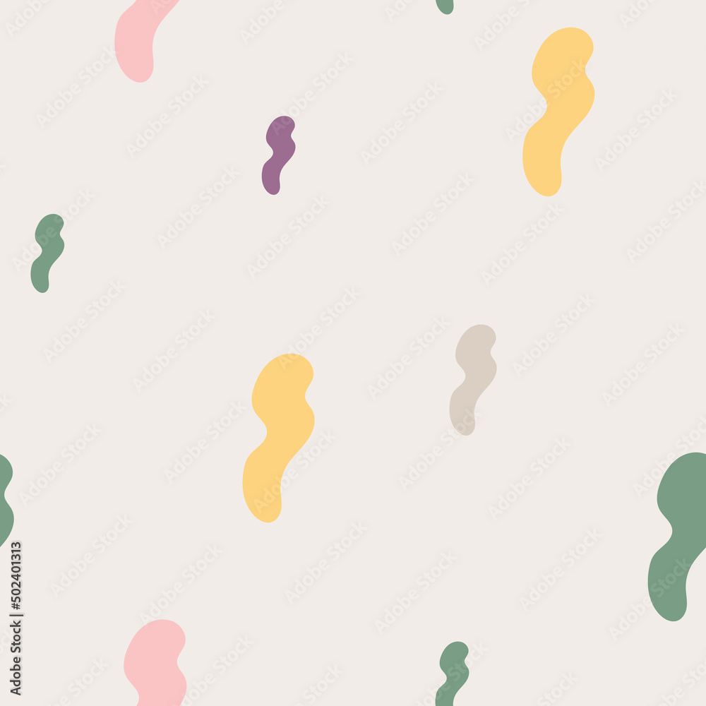 Minimalistic seamless pattern. Simple organic shape Minimalistic seamless pattern. Simple organic shape
