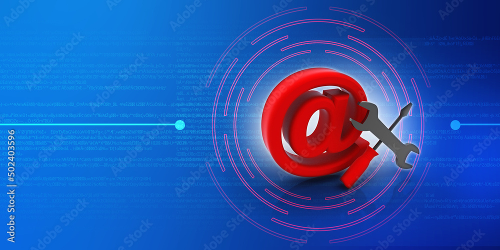 3d illustration e mail technical service
3d illustration e mail technical service