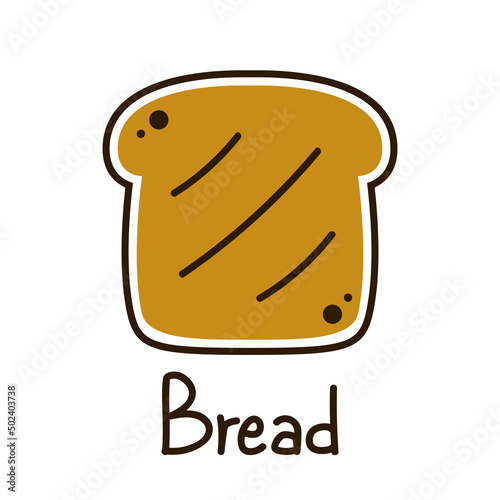 Toast logo. Bread vector. bread symbol. wallpaper. free space for text. bread logo design.