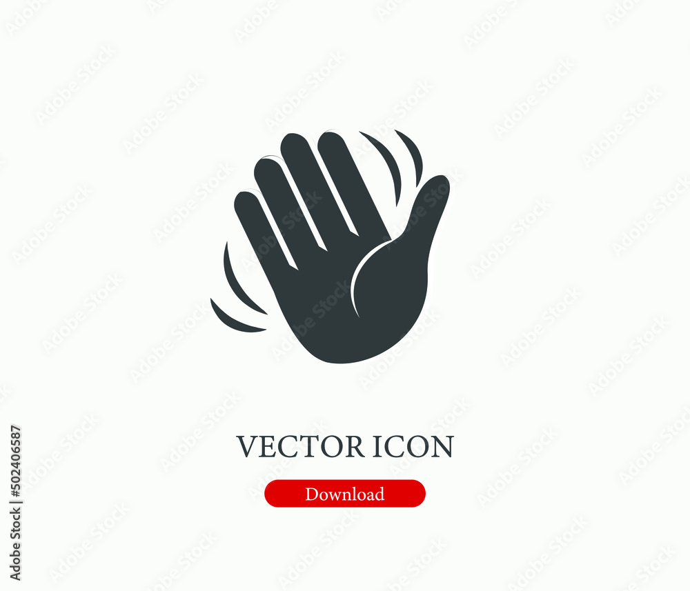 Hand vector icon. Editable stroke. Symbol in Line Art Style for Design, Presentation, Website or Mobile Apps Elements, Logo. Shake symbol illustration. Pixel vector graphics - Vector Hand vector icon. Editable stroke. Symbol in Line Art Style for Design, Presentation, Website or Mobile Apps Elements, Logo. Shake symbol illustration. Pixel vector graphics - Vector