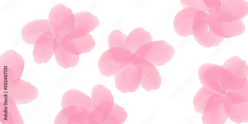 pink rose petals