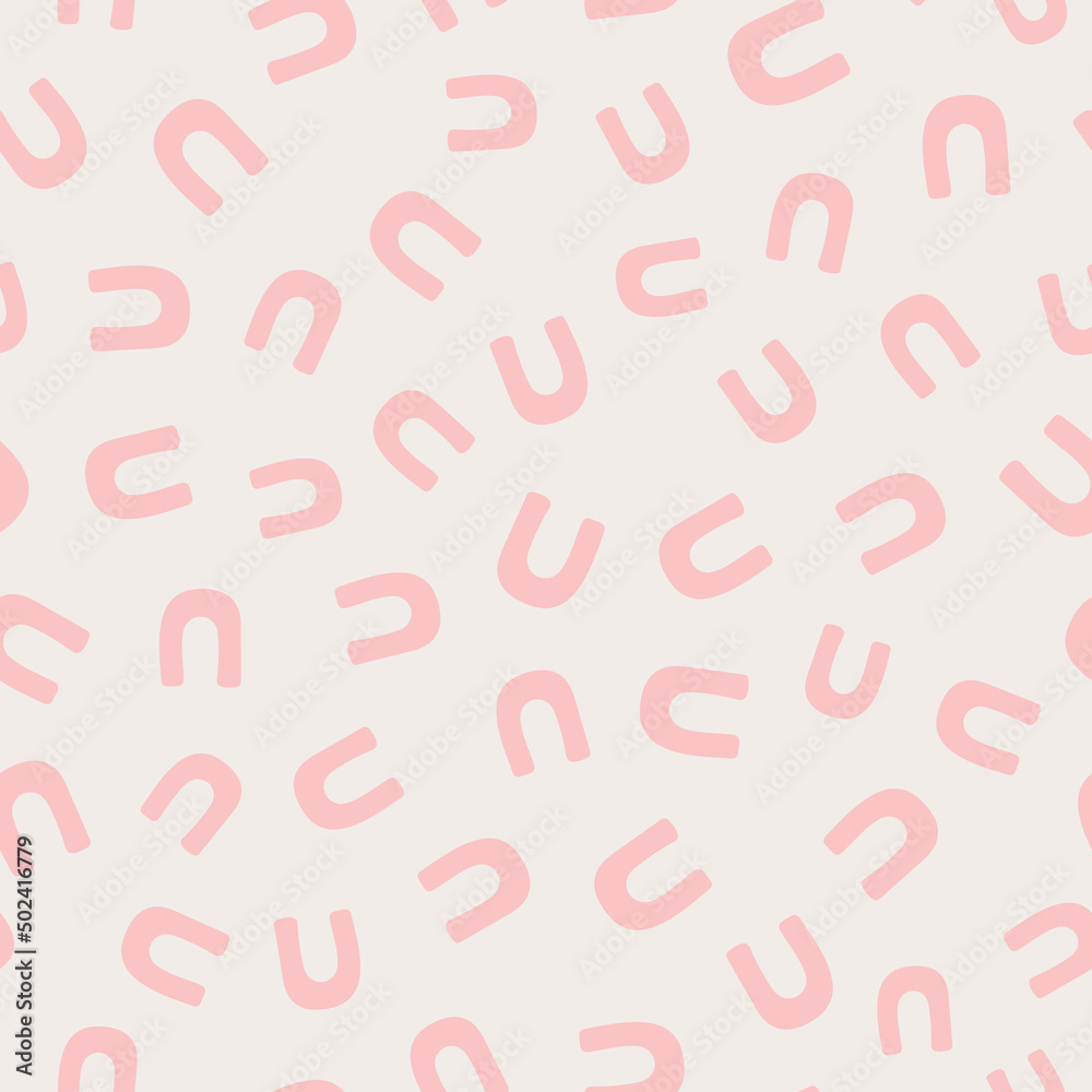Minimalistic seamless pattern. Simple organic shape Minimalistic seamless pattern. Simple organic shape