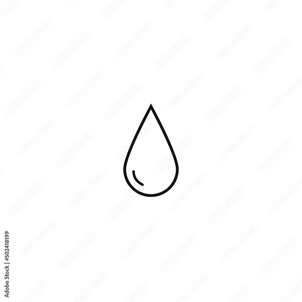 Water drop icon vector. Liquid drop vector Water drop icon vector. Liquid drop vector