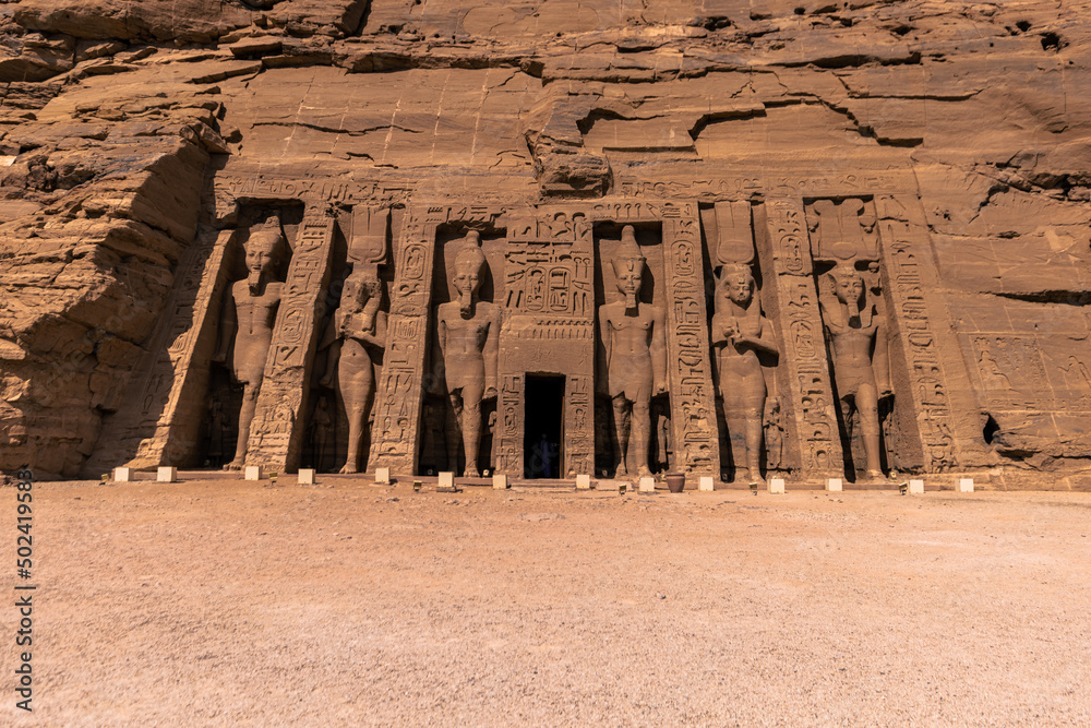 Abu Simbel, Egypt - November 16, 2021: The great ancient Egyptian ...