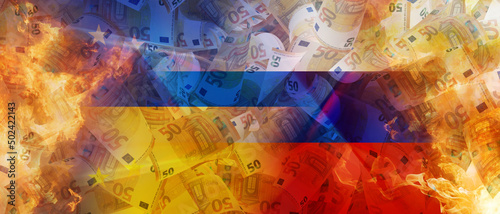 abstract symbolic money bac...
