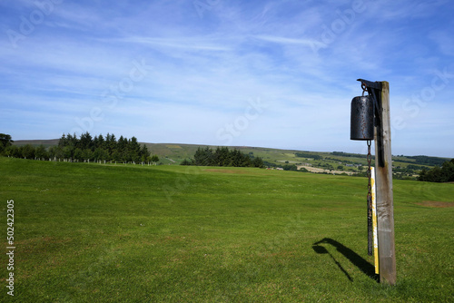 Bell on Allendale golf course, Northumberland photo