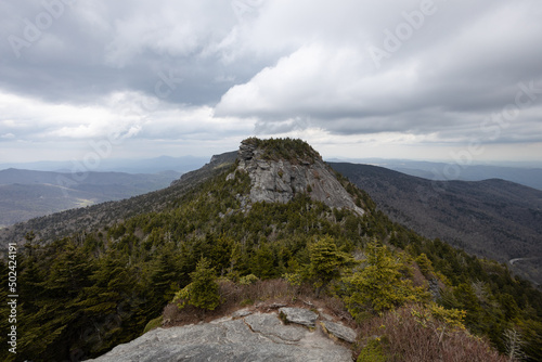 The Rugged Ridge of Grandfather Mountain in the Blue Ridge Mountains of Western North Carolina