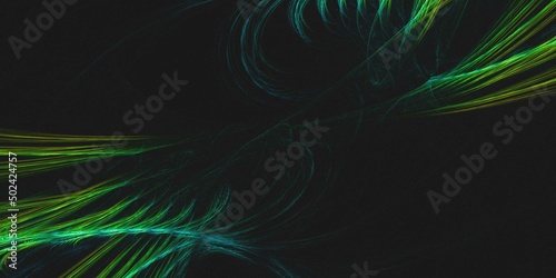 3D rendering abstract multicolor fractal background 