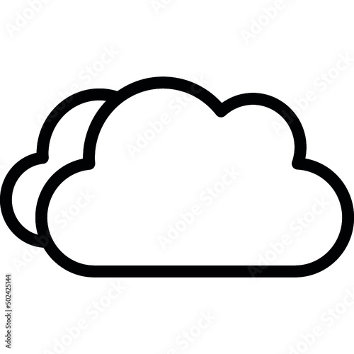 Two Clouds Icon