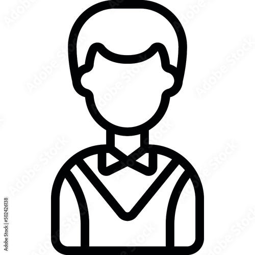 Butler Man Icon