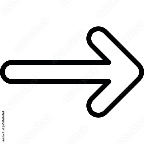 Right Arrow Round Icon