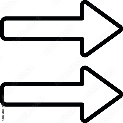 Two Arrows Icon
