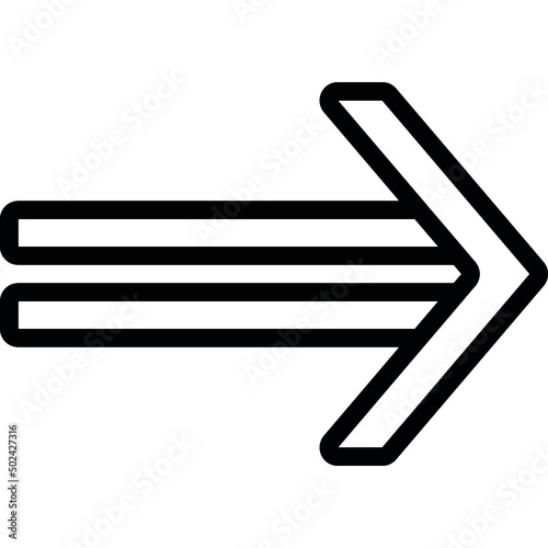 Double Line Arrow Icon
