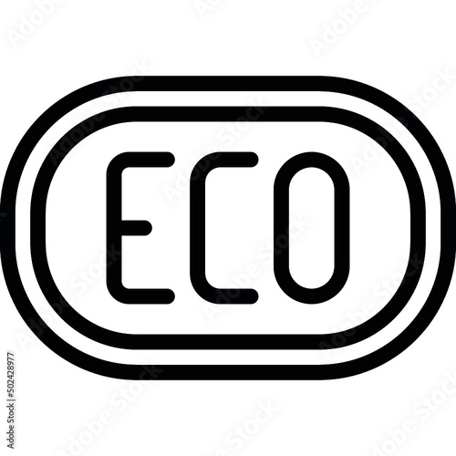 Eco Button Icon