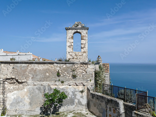 Tower in the Gargano National Park, Italy photo
